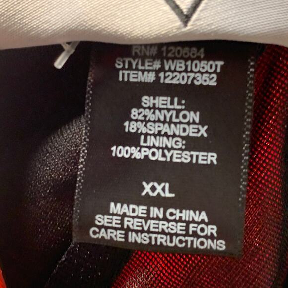 Harley Quinn Suicide Squad XXL 2X Classic Halter Diamond Bikini Swim Top Costume - Picture 9 of 9